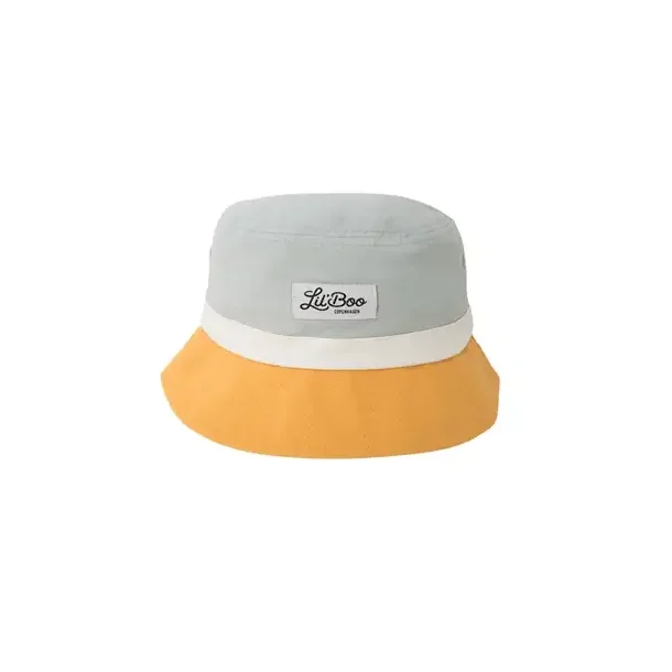 Lil' Boo Block Bucket Hat Green/Mustard